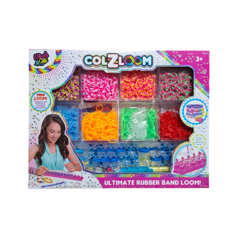 DIY bracelet making set with rubber bands - 16318DIY - 004269