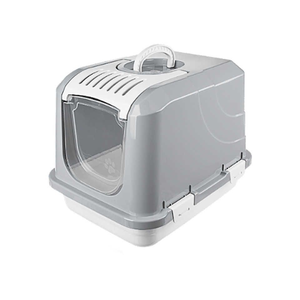 Λεκάνη γάτας κλειστή - Alice Lux - 50x37x38.5cm - 005272 - Grey