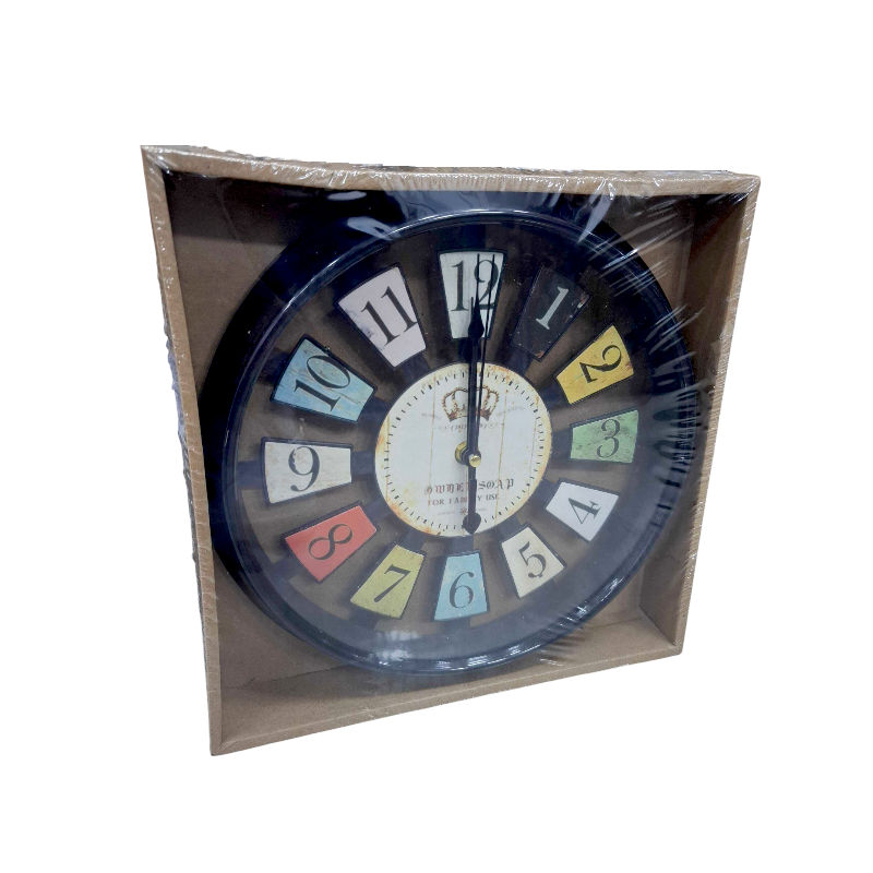 Wall clock - TZ612 - 006126 - Black