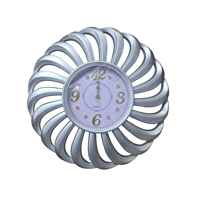 Vintage Wall Clock - 866T - 008663 - Silver