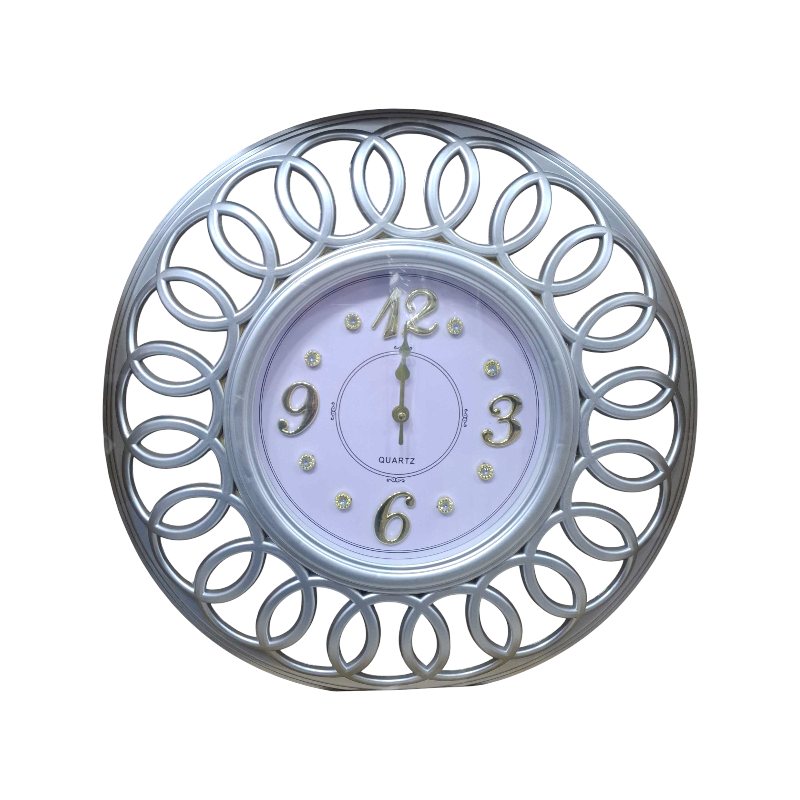 Vintage Wall Clock - 868T - 008687 - Silver