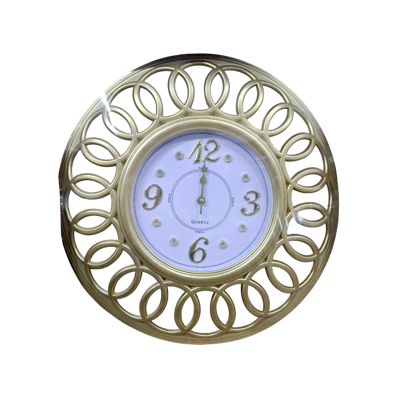 Vintage Wall Clock - 868T - 008687 - Gold