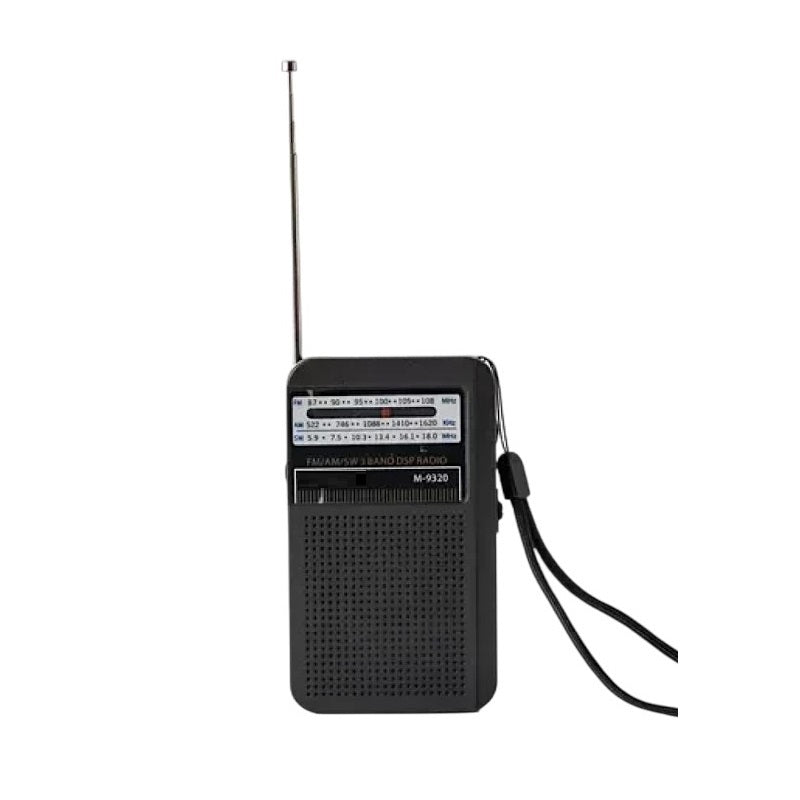 Επαναφορτιζόμενο ραδιόφωνο mini - PR-1013 - 010139 - Black