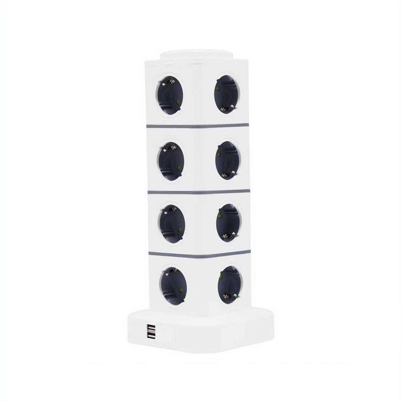Κάθετο πολύπριζο 16 θέσεων - Σούκο - 2USB - 3m - RC-G16P - 016133 - iThinksmart.gr
