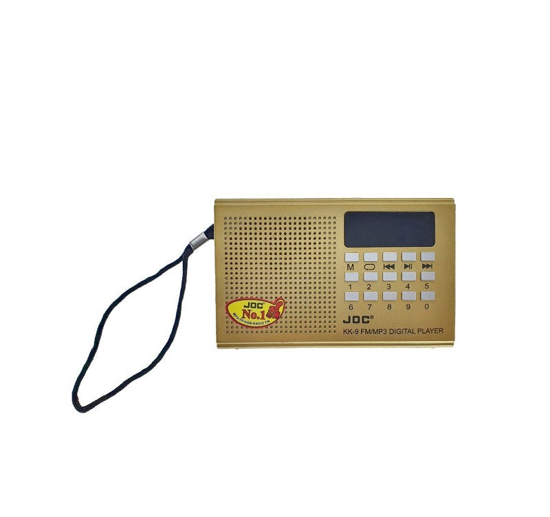 Rechargeable radio - JOC-KK9 - 370175 - Gold
