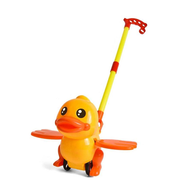 Sliding toy Duck with wings - 360 - 117265 - Yellow