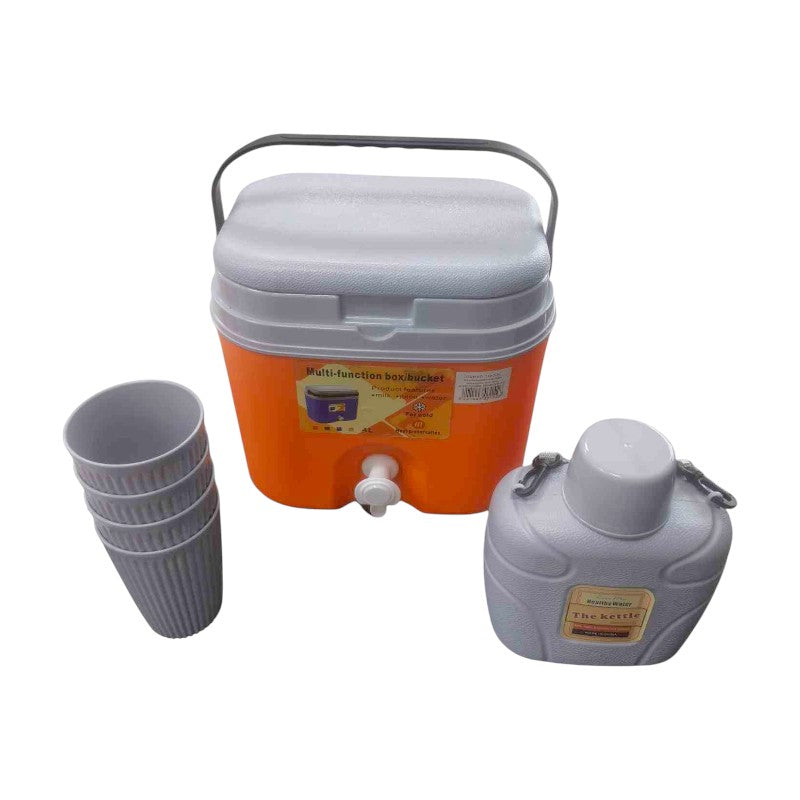 Beach thermos set with water bottle - 4L - 031528