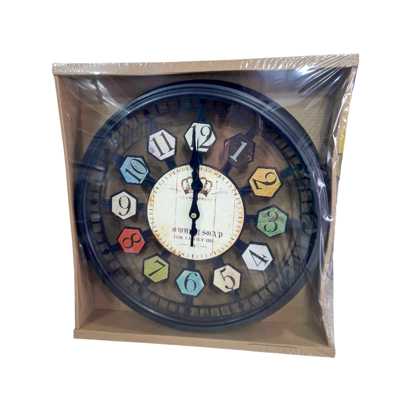 Wall clock - TZ681 - 036819 - Black