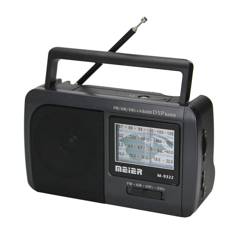 Rechargeable radio - M9322 - 093223 - Black