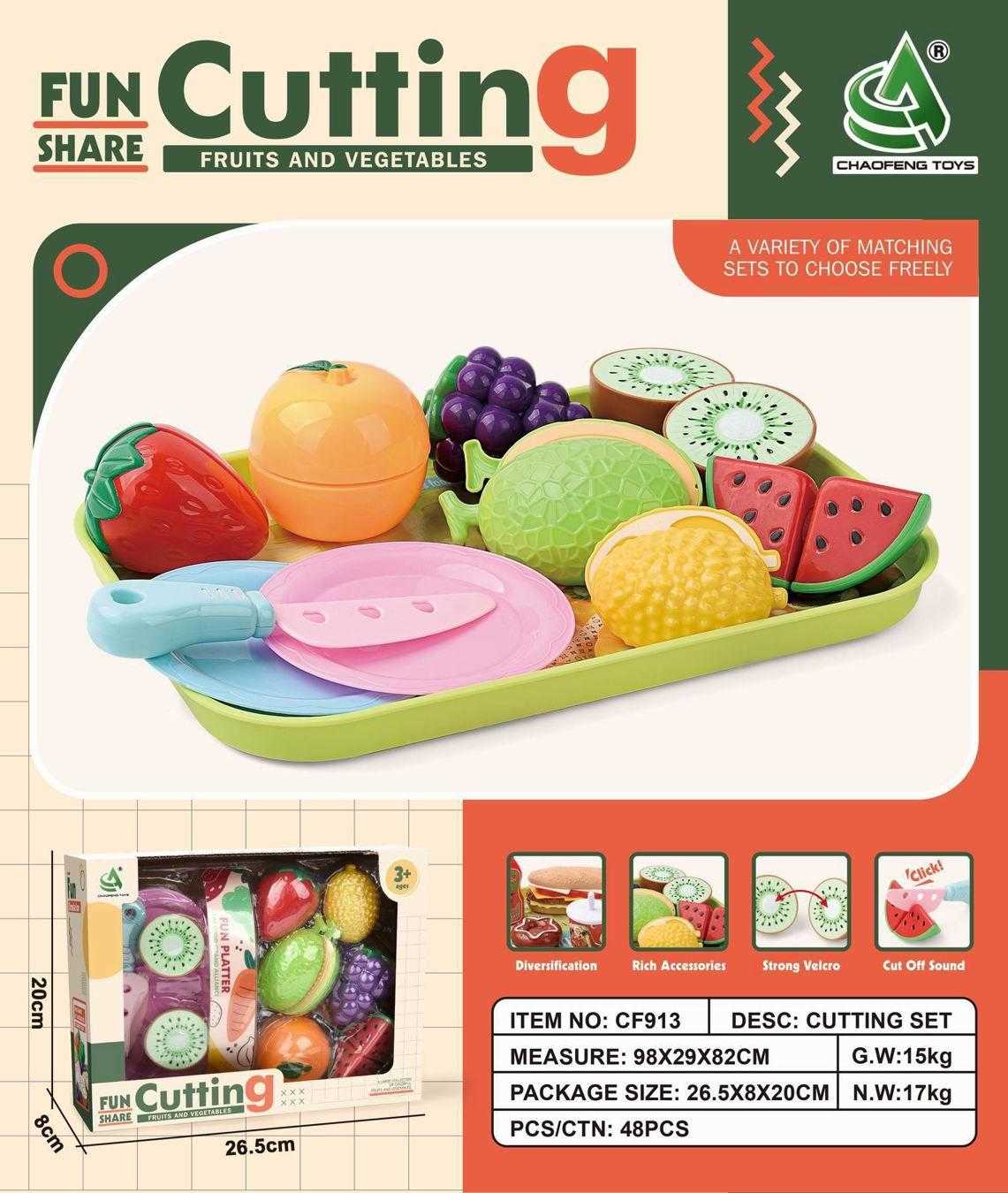 Fruit cutting set with accessories - CF913 - 215225