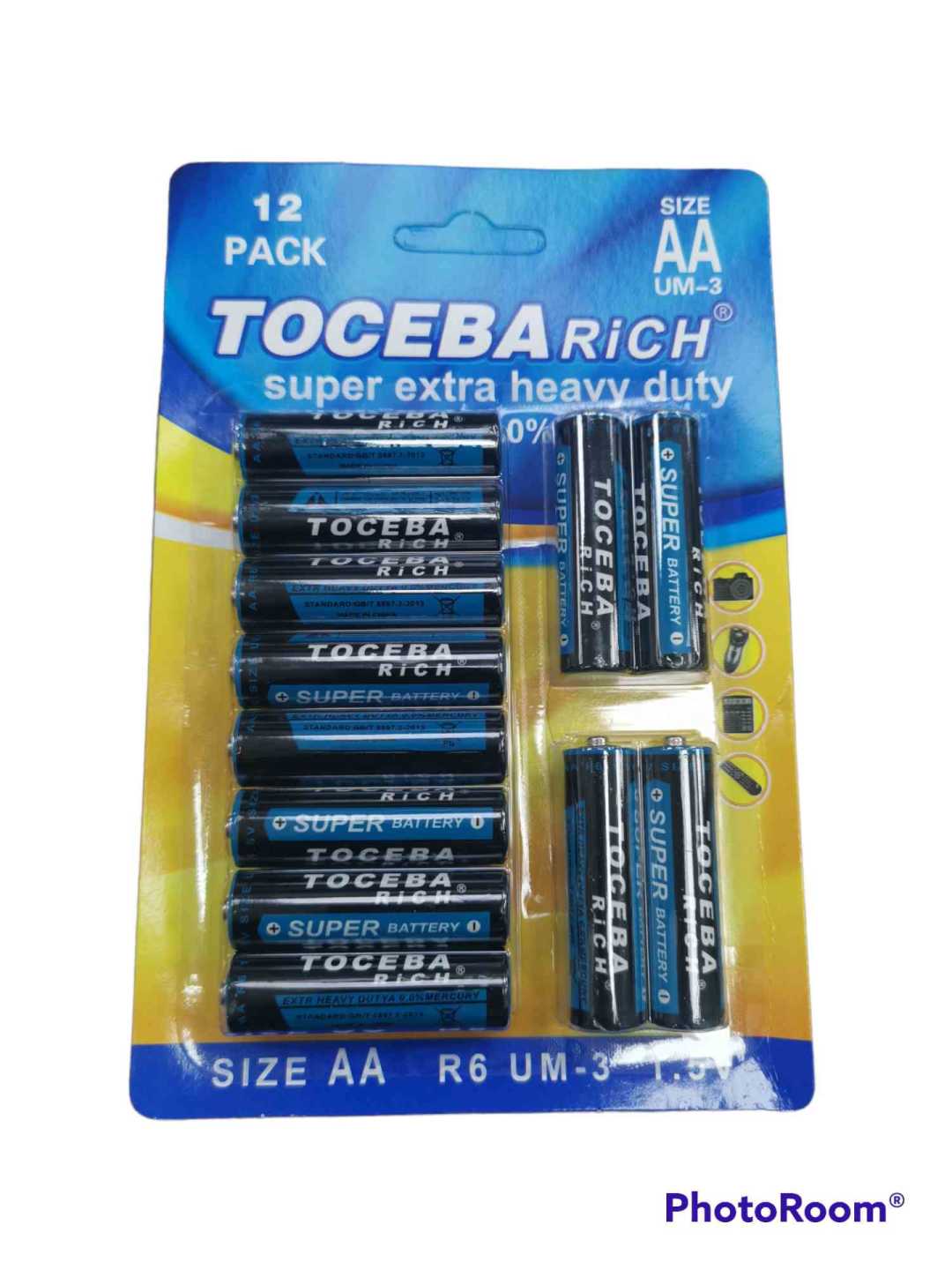 AA batteries – UM-3 – 1.5V – 12pcs – 400086