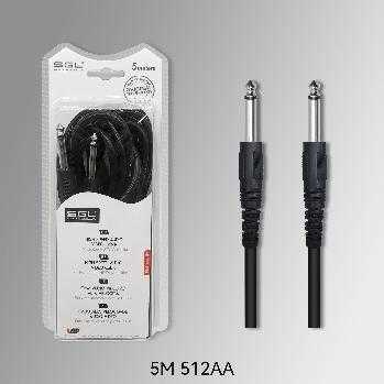 Audio cable Jack 6.3mm - Male - 5m - 512AA - 197247