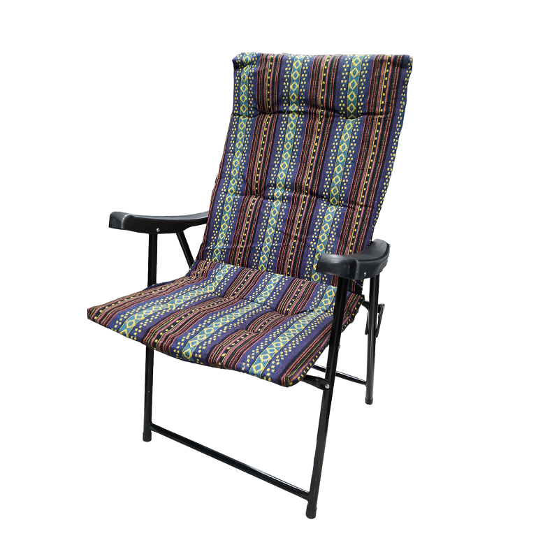 Folding camping chair - 1297-50 - 100014 - Purple/Orange