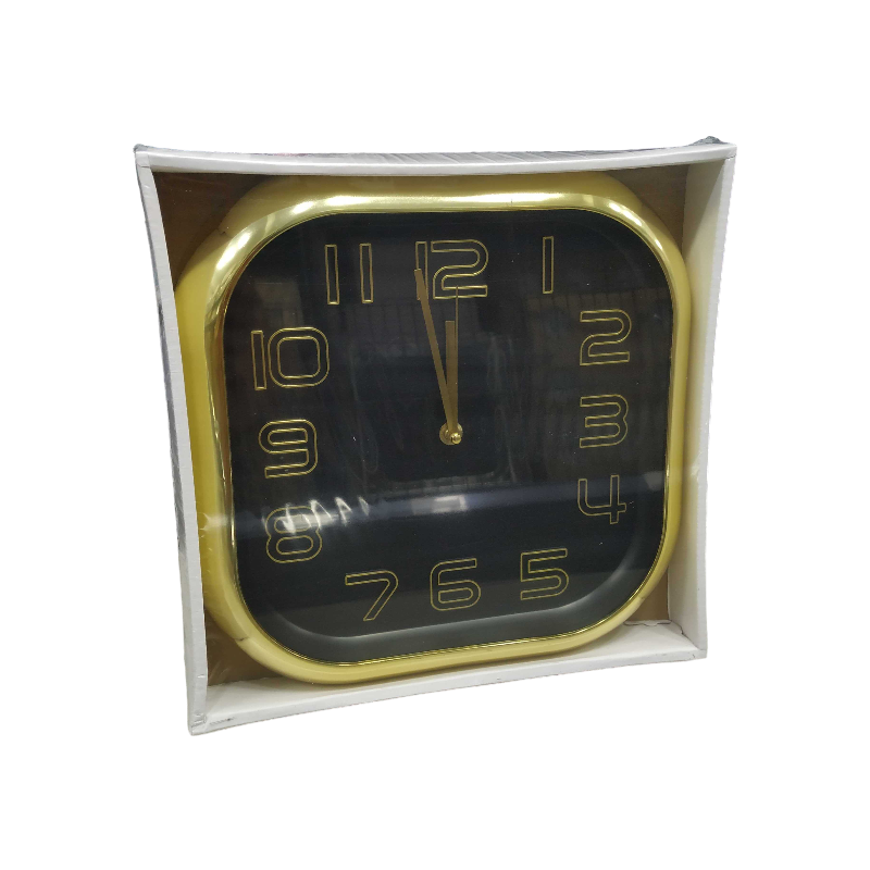 Ρολόι τοίχου - 735D - 100034 - Black/Gold - iThinksmart.gr