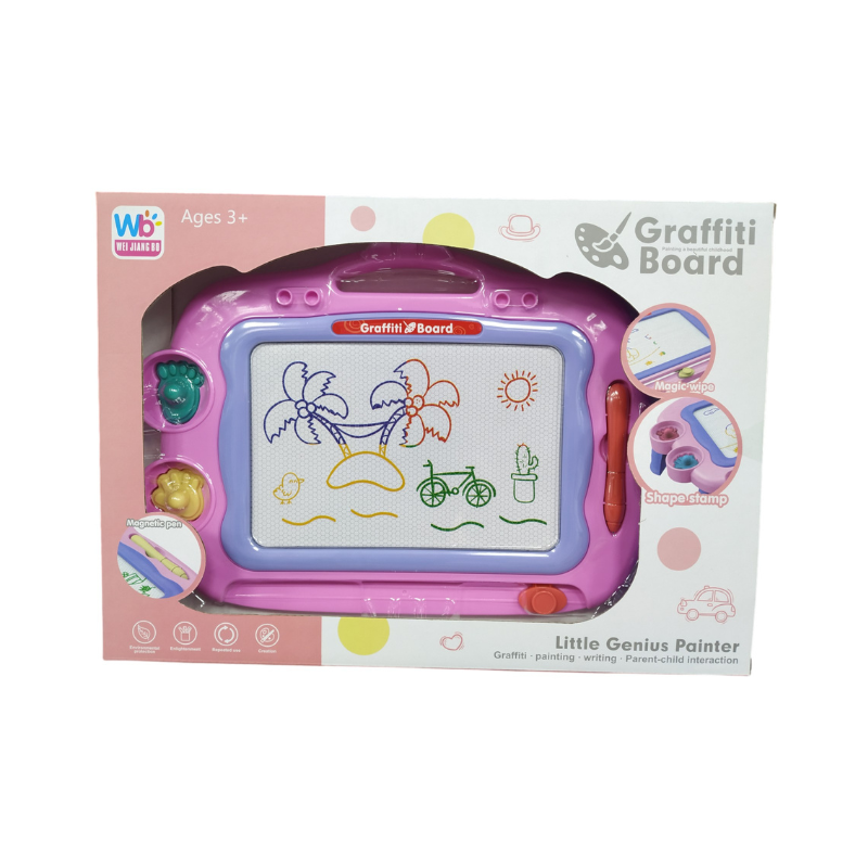 Magnetic painting board - Bench - 009-2087 - 102373 - Pink