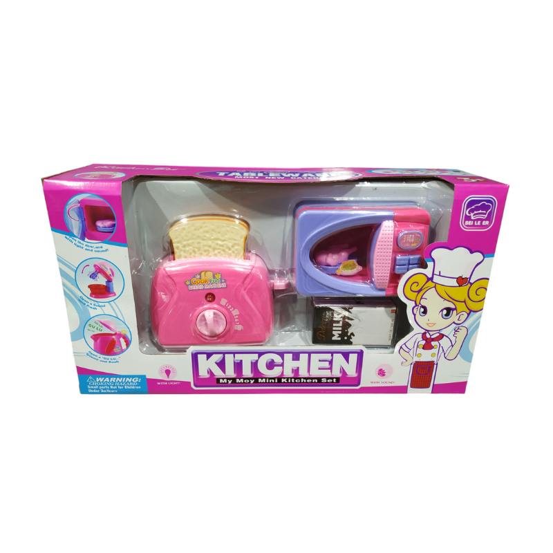 Children's kitchen appliance set - Oven &amp; toaster - 8006 - 922265