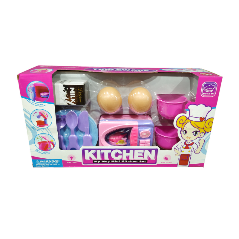 Children's microwave oven with accessories - 8010 - 922264