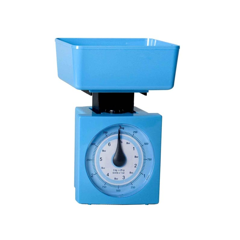 Analog kitchen scale with bucket - KS-015 - 112425 - Blue