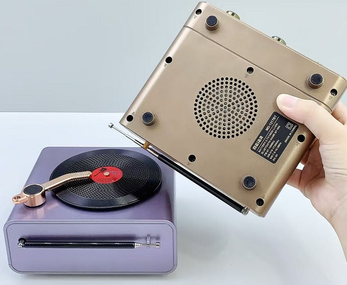 Επαναφορτιζόμενο ραδιόφωνο Retro - M1217BT - 112172 - Purple