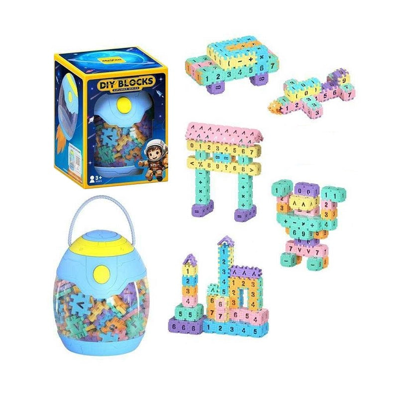 Σετ κατασκευών DIY με τουβλάκια αριθμών - C2735-P08B - 260pcs - 117157