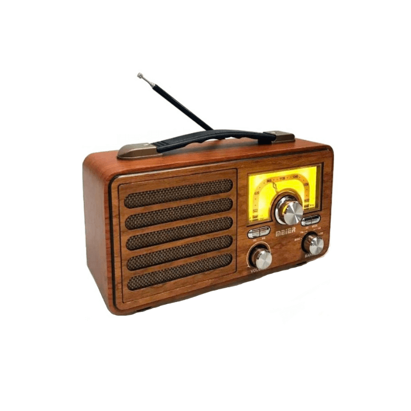 Retro Rechargeable Radio - M1912-BT - 119125 - Brown