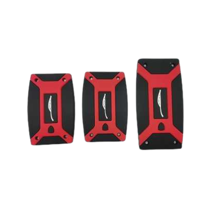 Decorative car pedal covers - R-G31111-3 - 120717 - Red