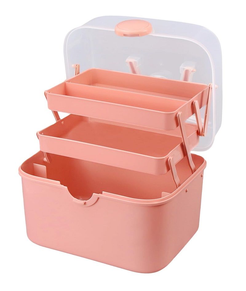 Cosmetic organizer box - D573 - 121033 - Pink