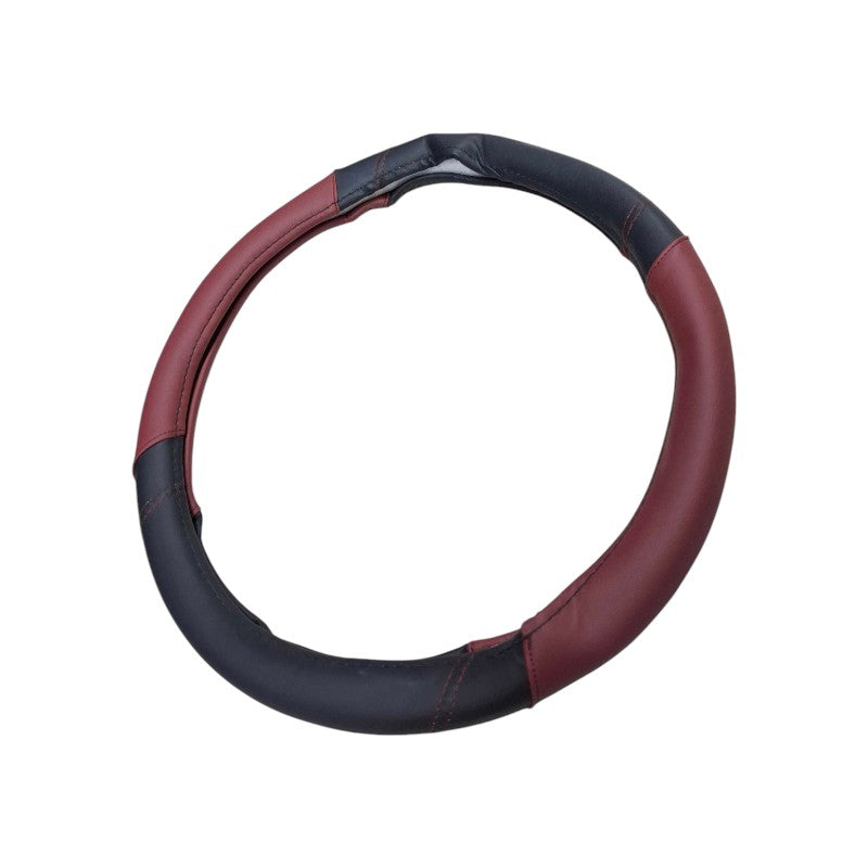 Car Steering Wheel Cover - F112 - 122070 - Dark Brown