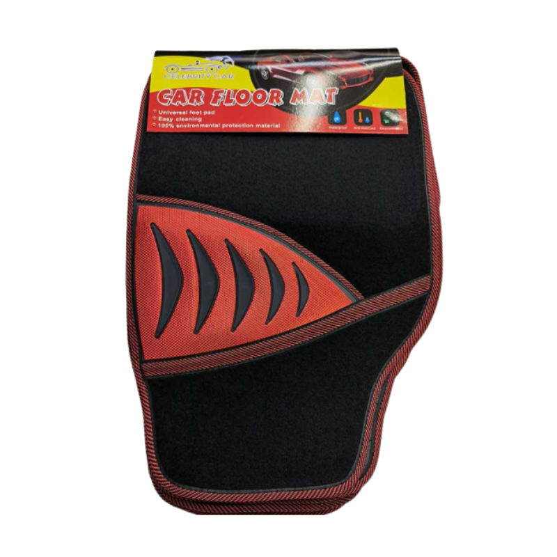 Πατάκια αυτοκινήτου – Celebrity Car - 102 - 4pcs - 122162 - Red - iThinksmart.gr