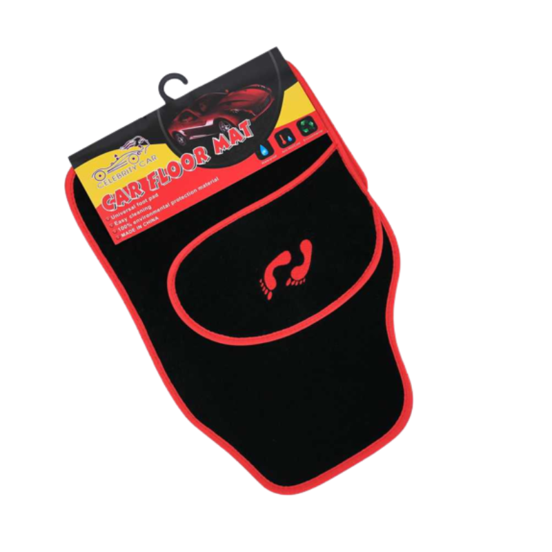Πατάκια αυτοκινήτου – Celebrity Car - 001 - 4pcs - 122193 - Red - iThinksmart.gr