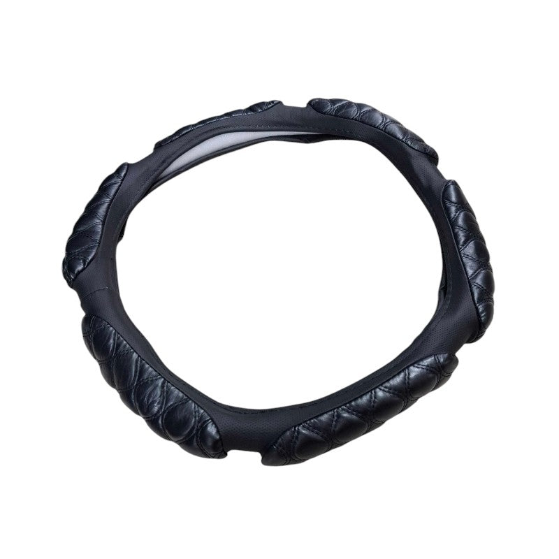 Car steering wheel cover - AL-2 - 122315 - Black