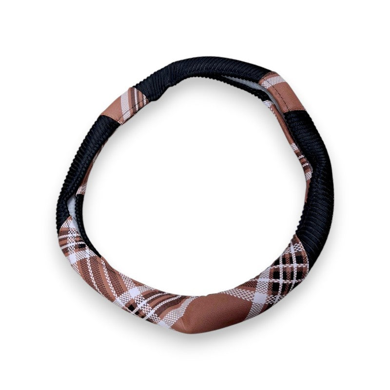 Car Steering Wheel Cover - AL-13 - 122339 - Brown