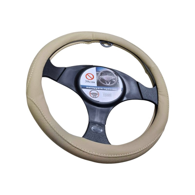 Car steering wheel cover - XY-053 - 122490 - Beige