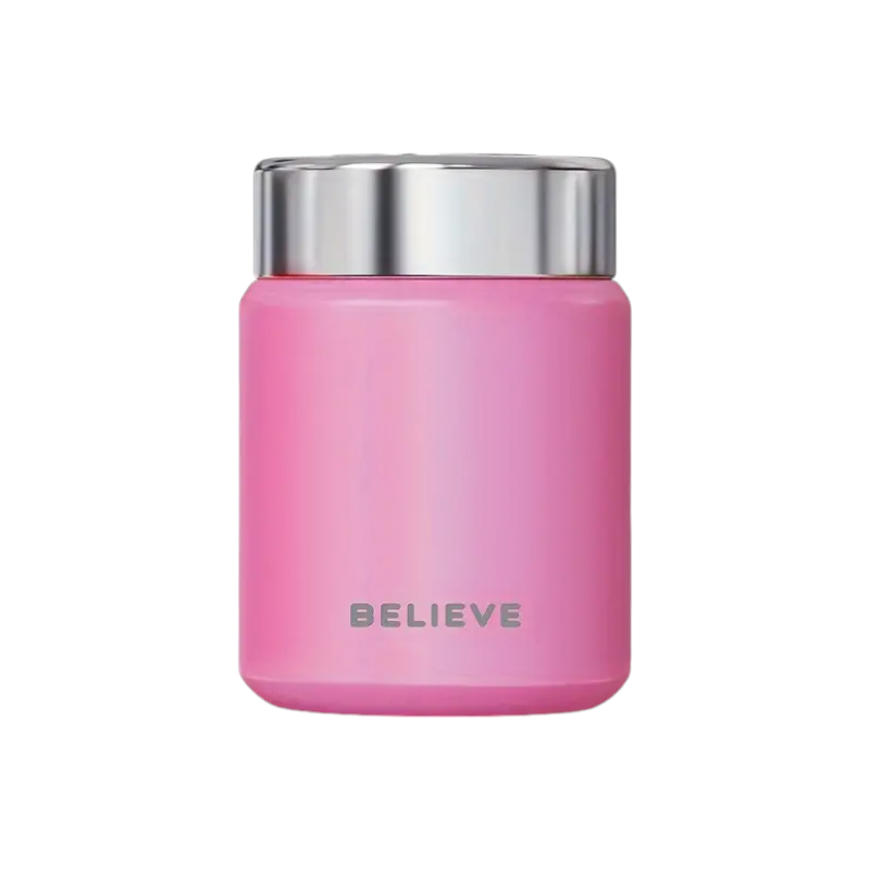 Portable thermos flask - 220ml - 123798 - Pink