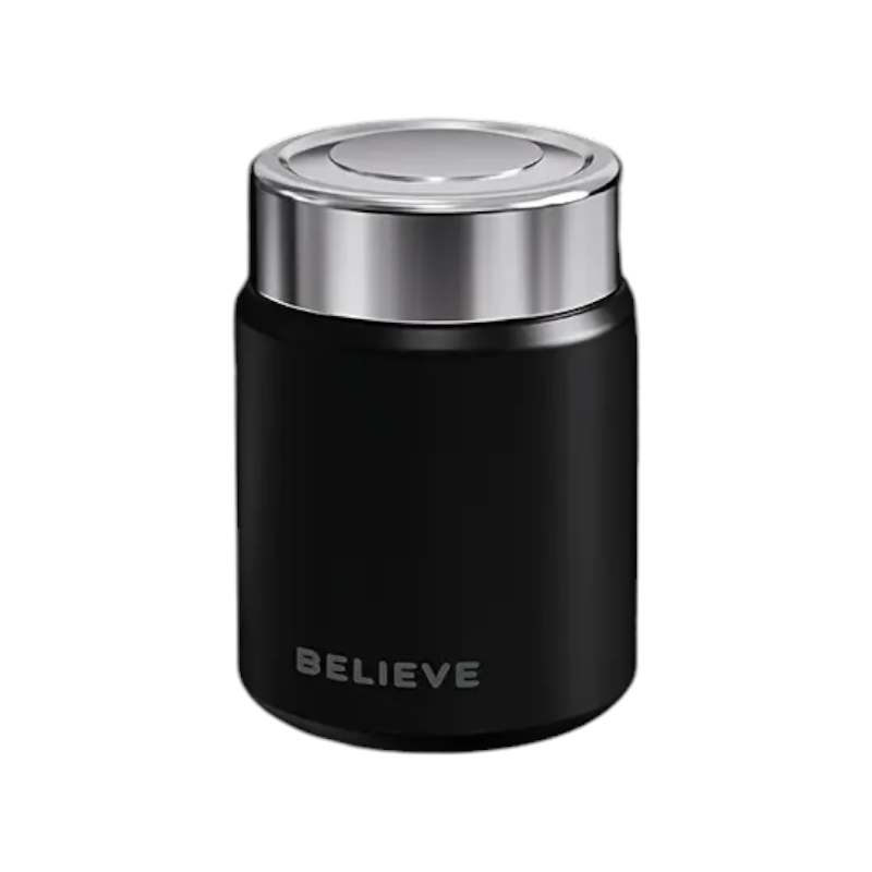 Portable thermos flask - 220ml - 123798 - Black