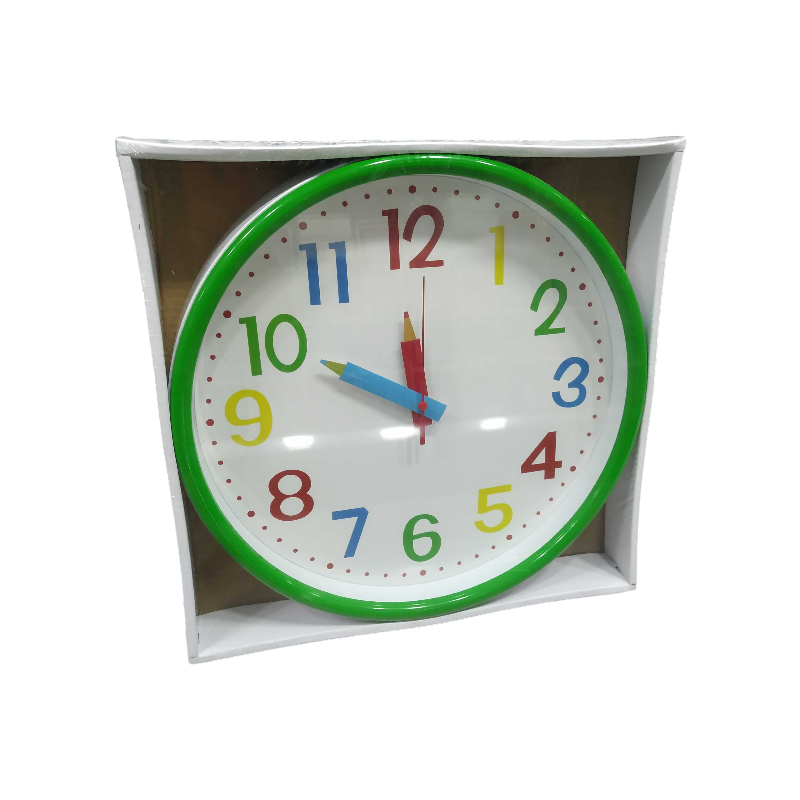 Παιδικό ρολόι τοίχου - 708 - 124016 - Green - iThinksmart.gr