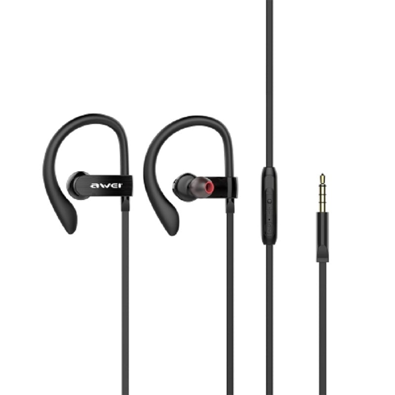 Wired headphones - 60i - AWEI - 016544 - Black