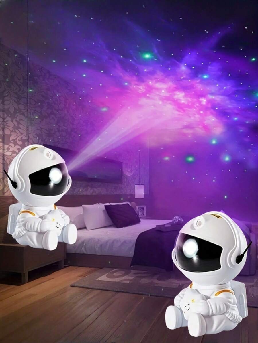 Mini Αστροναύτης Προτζέκτορας Γαλαξία RGB - Φωτιστικό Νυκτός & Starry Sky για Παιδικό Δωμάτιο & Gaming Setup