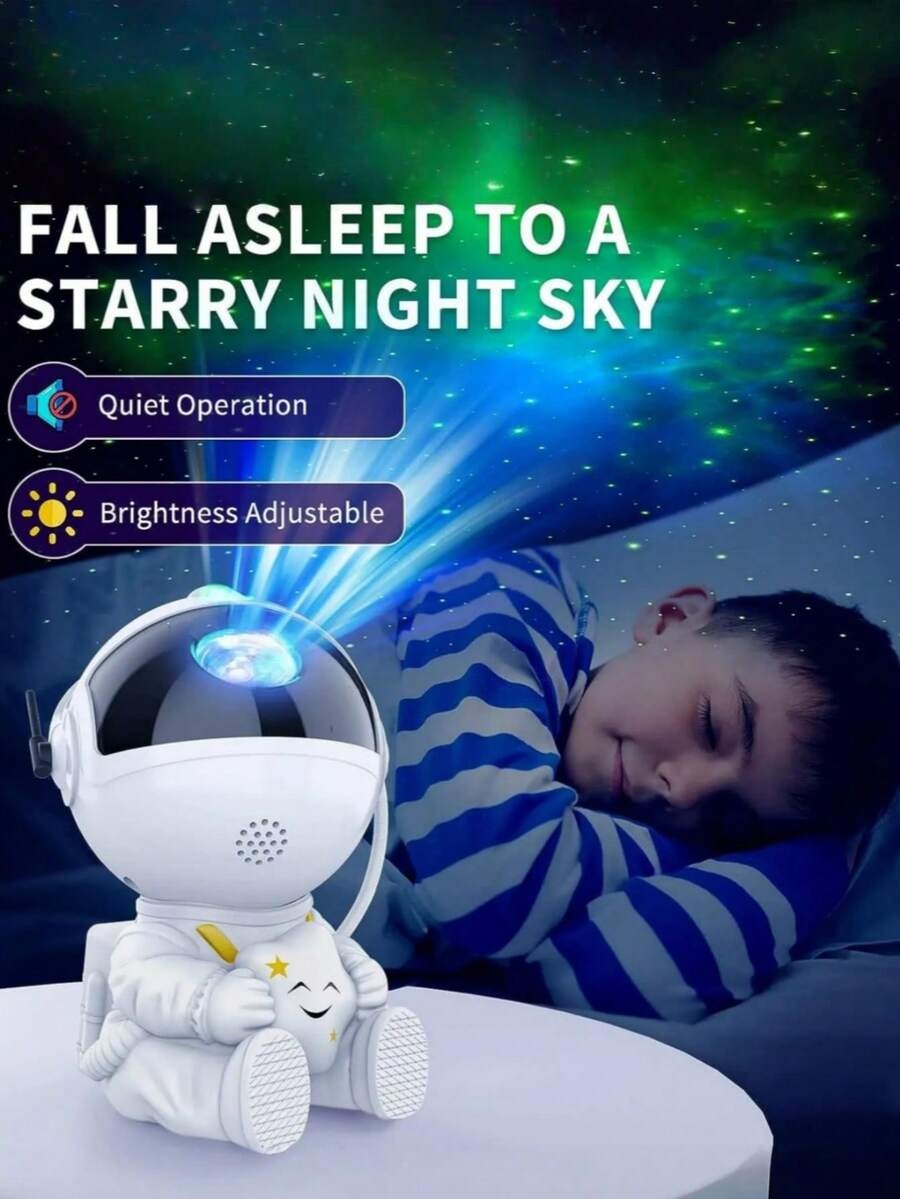 Mini Αστροναύτης Προτζέκτορας Γαλαξία RGB - Φωτιστικό Νυκτός & Starry Sky για Παιδικό Δωμάτιο & Gaming Setup