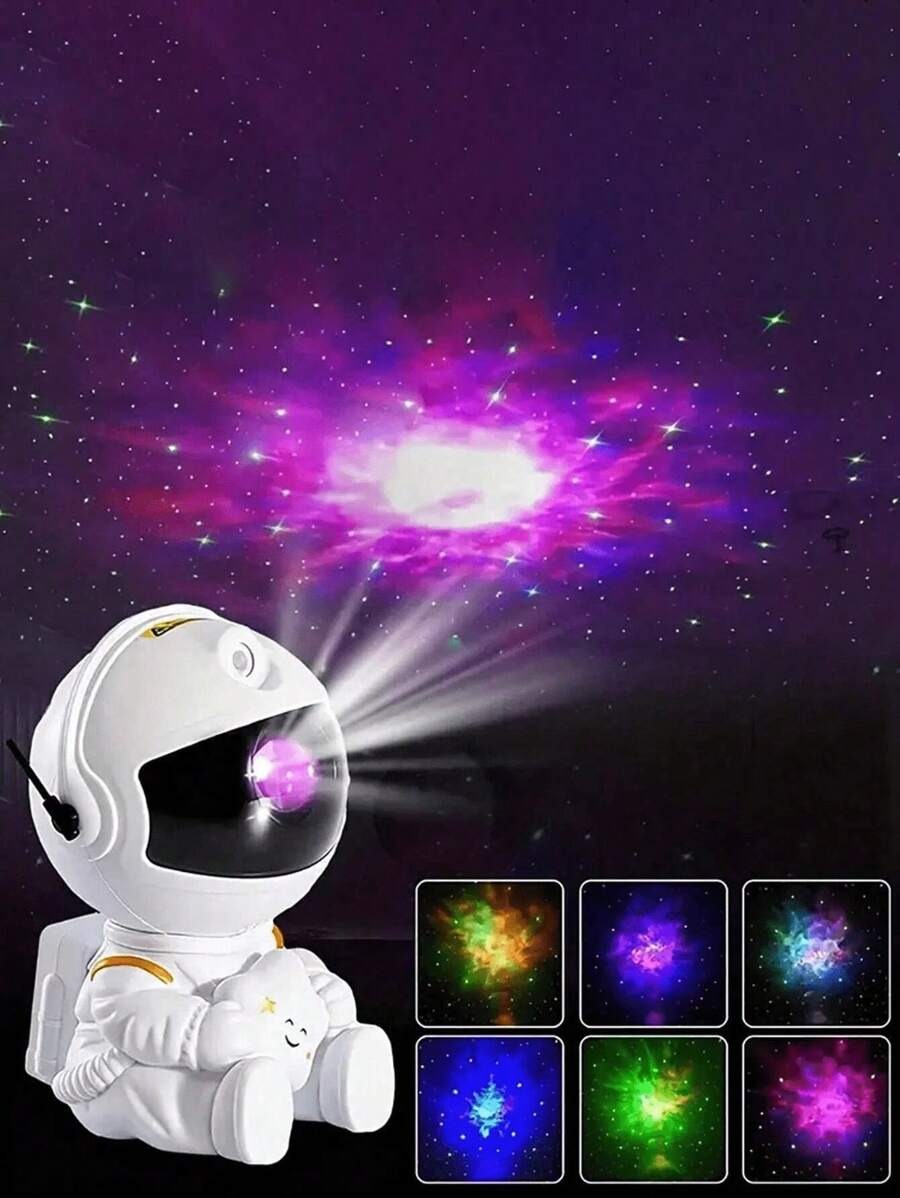 Mini Αστροναύτης Προτζέκτορας Γαλαξία RGB - Φωτιστικό Νυκτός & Starry Sky για Παιδικό Δωμάτιο & Gaming Setup