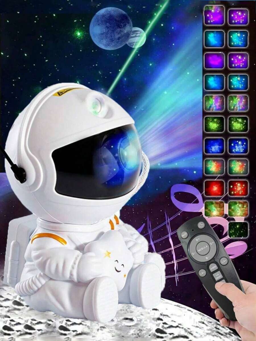 Mini Αστροναύτης Προτζέκτορας Γαλαξία RGB - Φωτιστικό Νυκτός & Starry Sky για Παιδικό Δωμάτιο & Gaming Setup