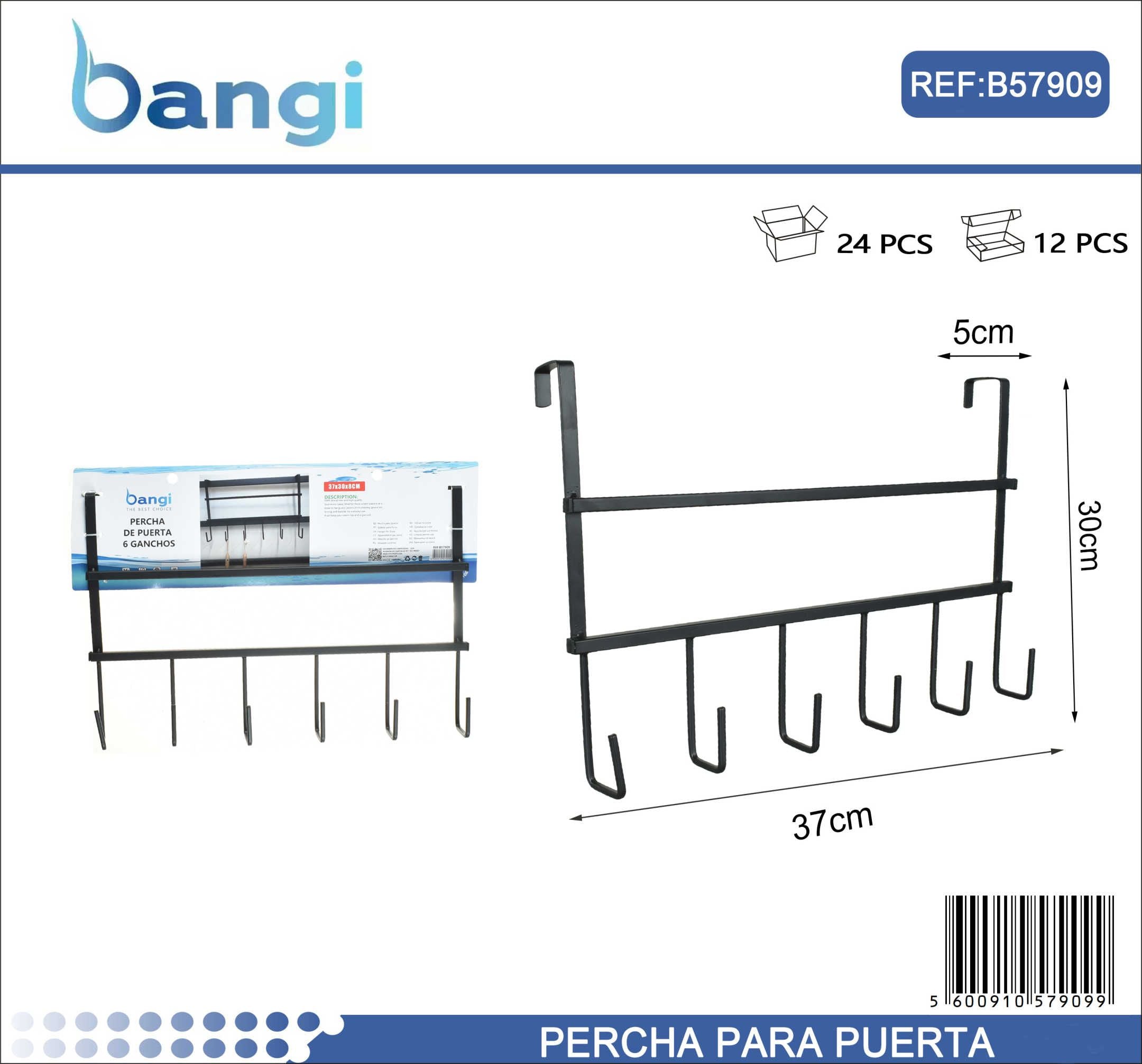 Metal door hanger 6 positions - 57909