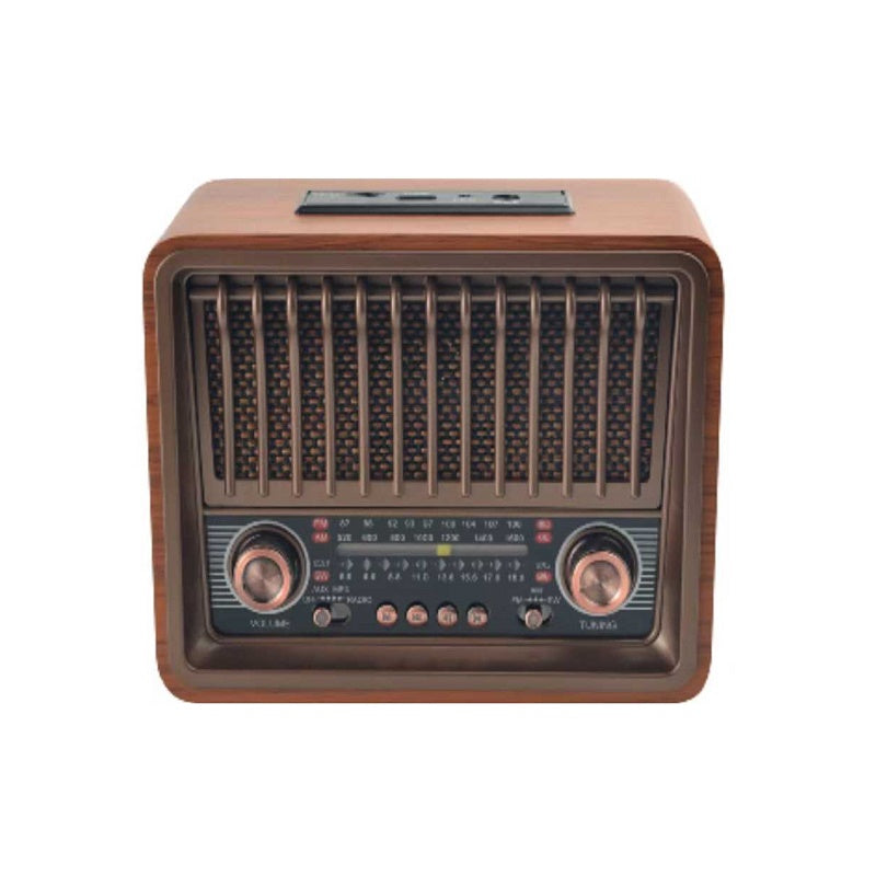 Retro Rechargeable Radio - PXP20BT - 142005 - Brown