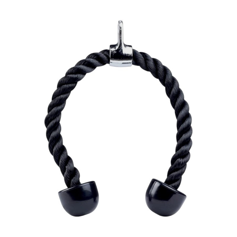 Σχοινί τροχαλίας διπλής λαβής για εκγύμναση τρικεφάλων - 70cm - 80234 - 150516