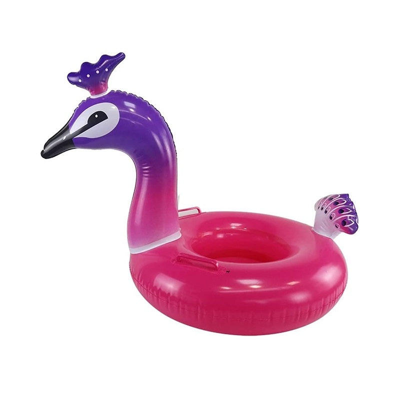Inflatable life jacket Peacock with seat - 150779 - Pink