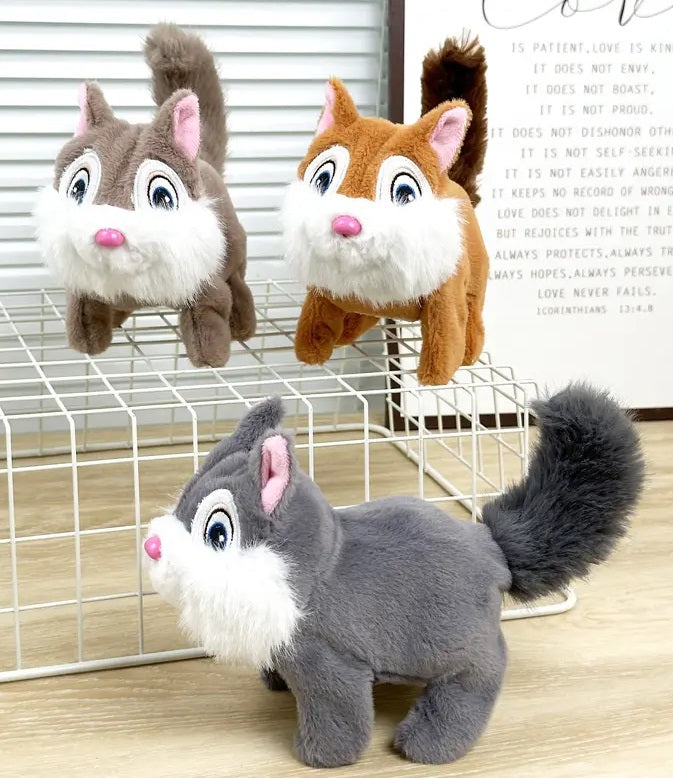 Plush squirrel with movement and sound - 151050
