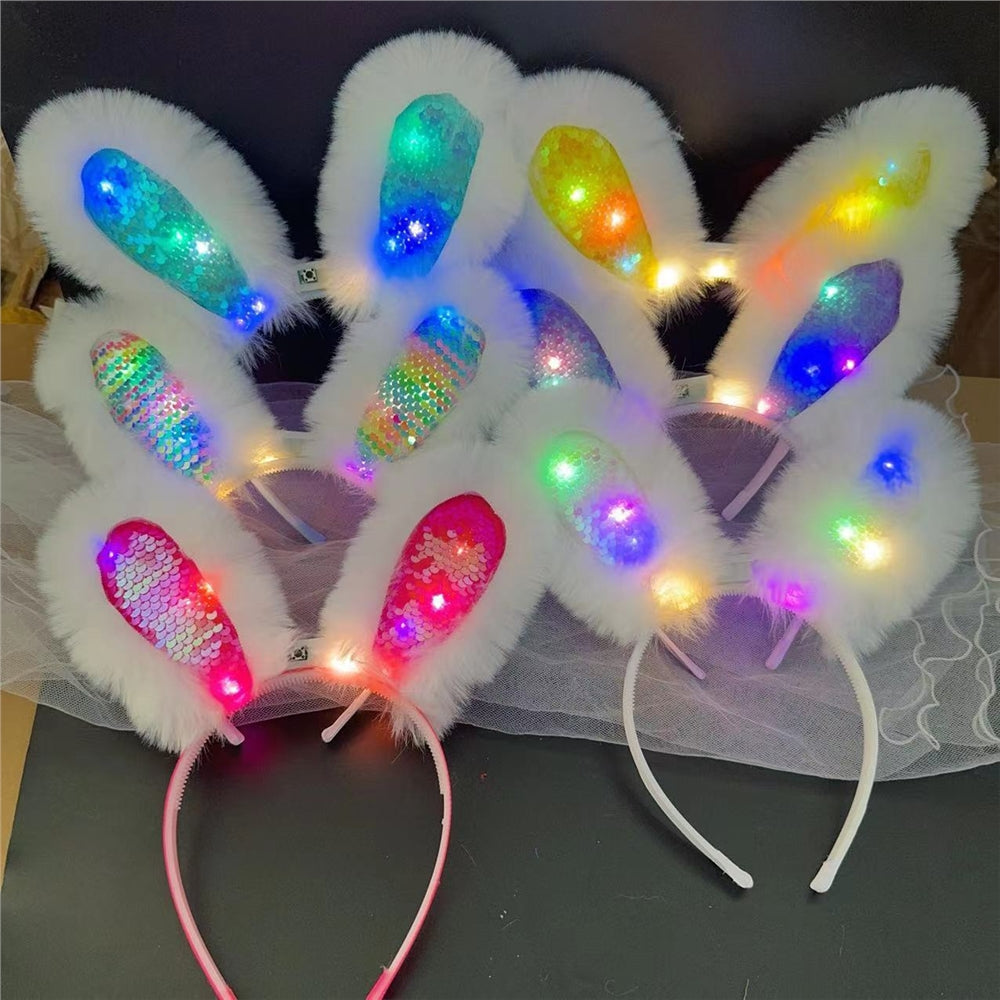 Children's headband with LED light-up ears - 151128