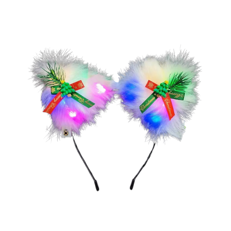 Children's headband with LED light-up ears - 151142