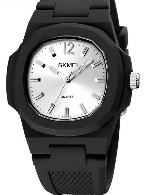 Analog Wristwatch – Skmei - 1717 - Black/White