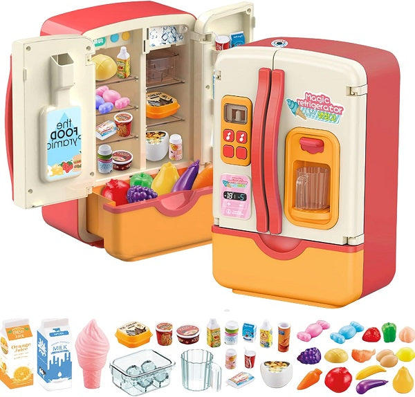 Toy Fridge with accessories - 667A - 161136